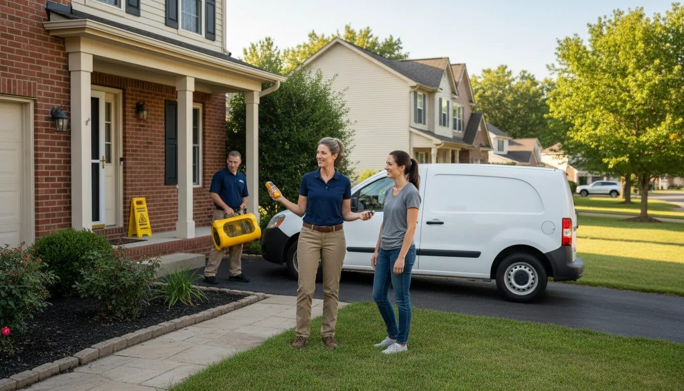 Water restoration image for Dehumidification And Cleanup Services in Middleton, TN